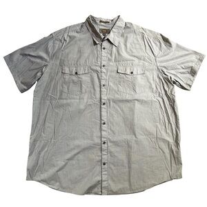 The Foundry Supply Co Shirt Mens 3XLT  Short Sleeve Comfort Stretch Gray NWOT